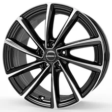 Borbet V black polished glossy