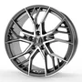 V1 Wheels V7 Glossy Gunmetal Machined