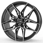 Tec Speedwheels GT9 gun metal-matt-frontpoliert