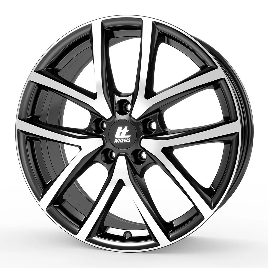 itWheels MIRA - gloss black polished