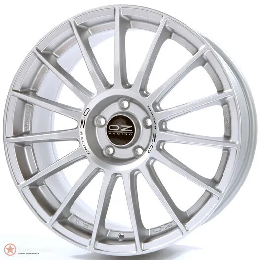 OZ Superturismo LM - Matt Race Silver + Black Lettering