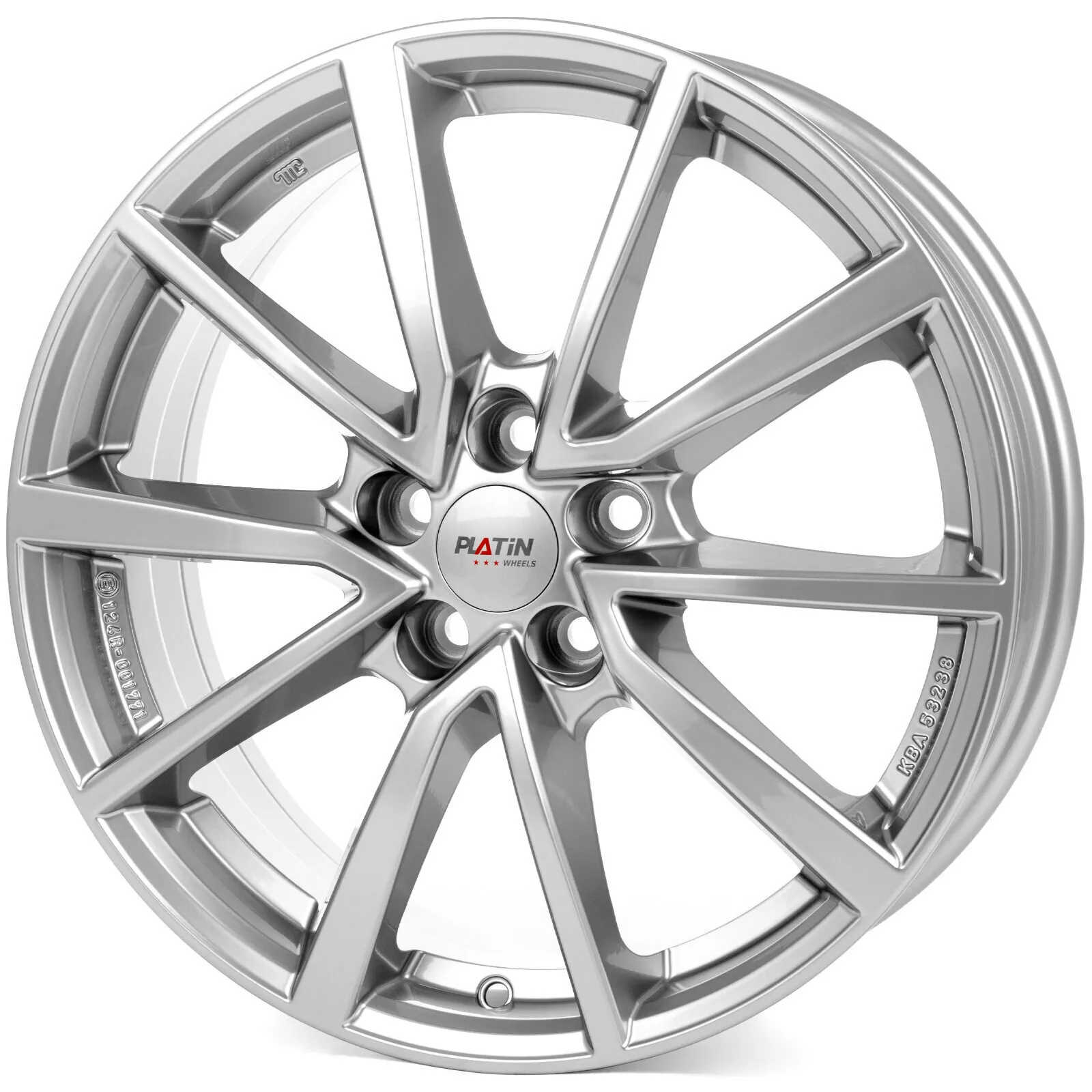 Platin P95 - metall silber