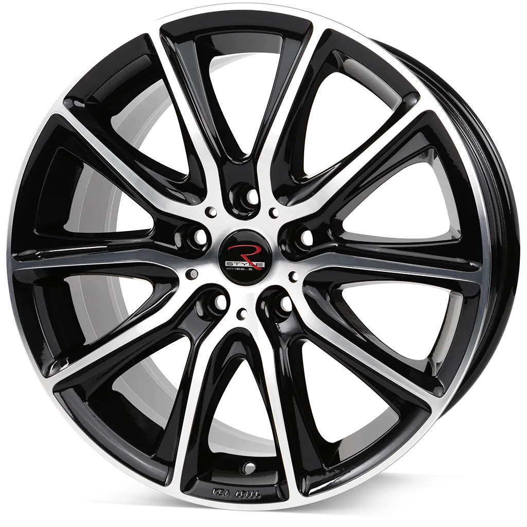 RStyle Wheels SR13 - black front polished