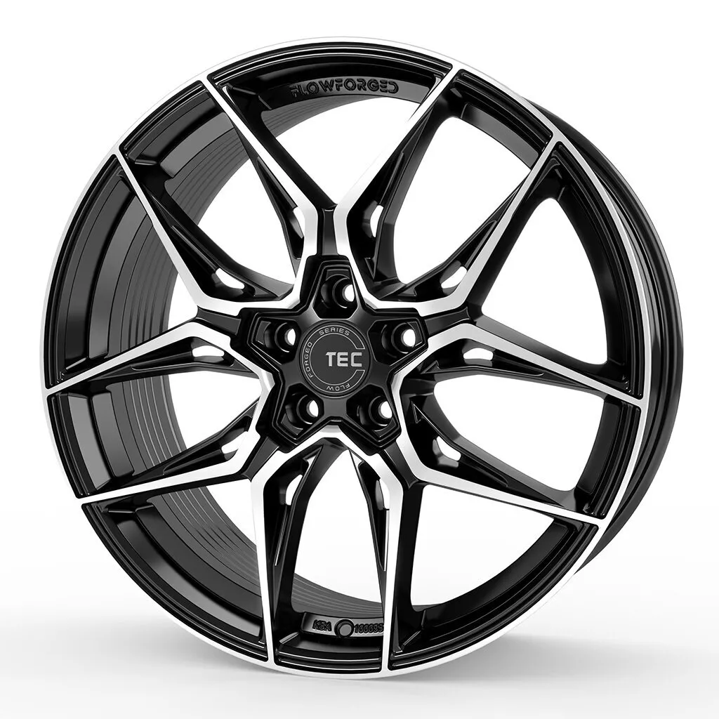 Tec Speedwheels GT9 - Schwarz-Glanz-Frontpoliert