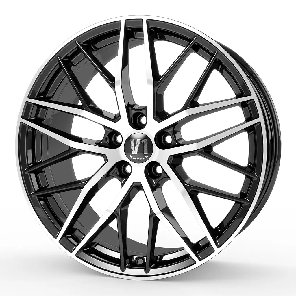 V1 Wheels DS2 - SP+ Black Front Polish